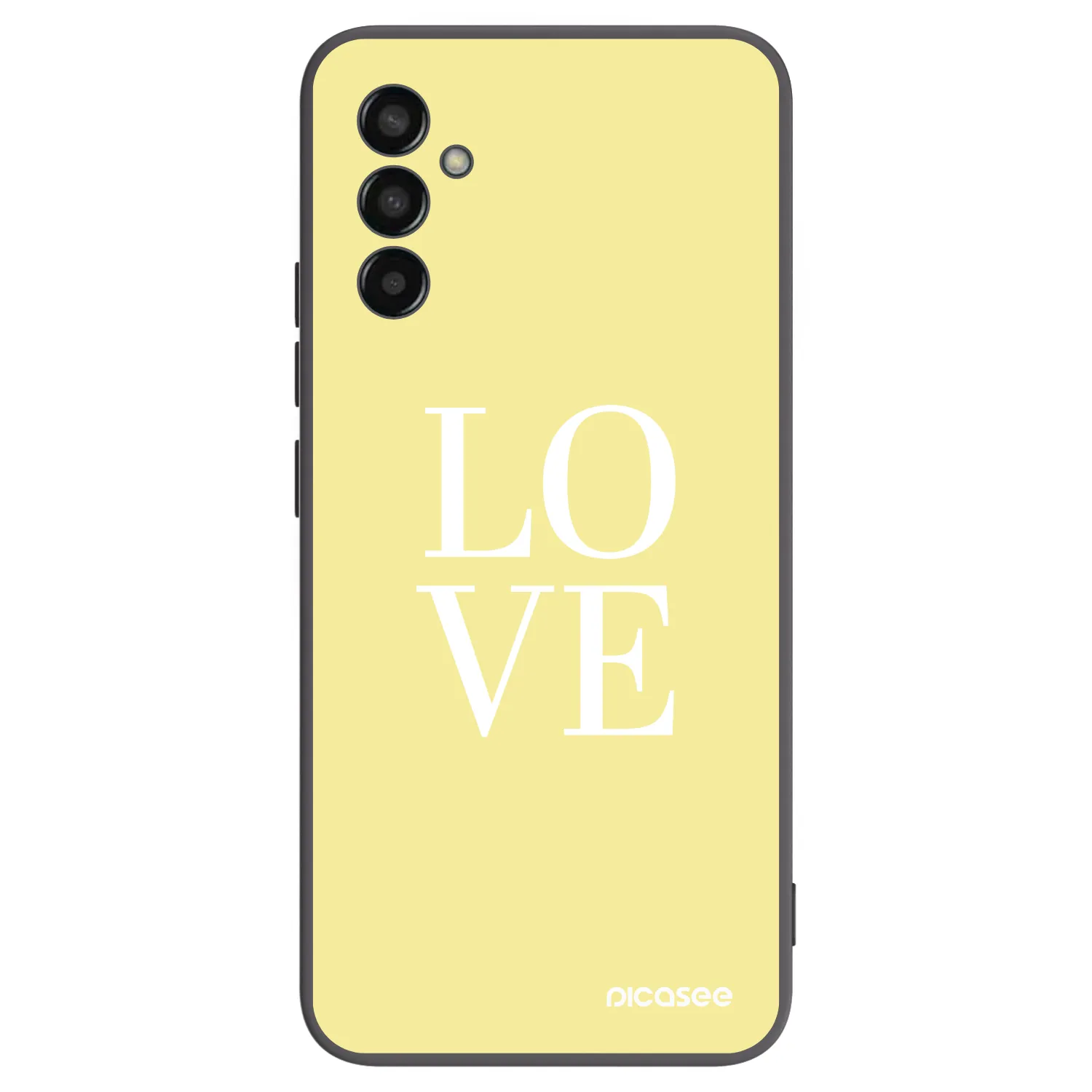 Picasee silikónový čierny obal pre Samsung Galaxy M13 M135F - Love