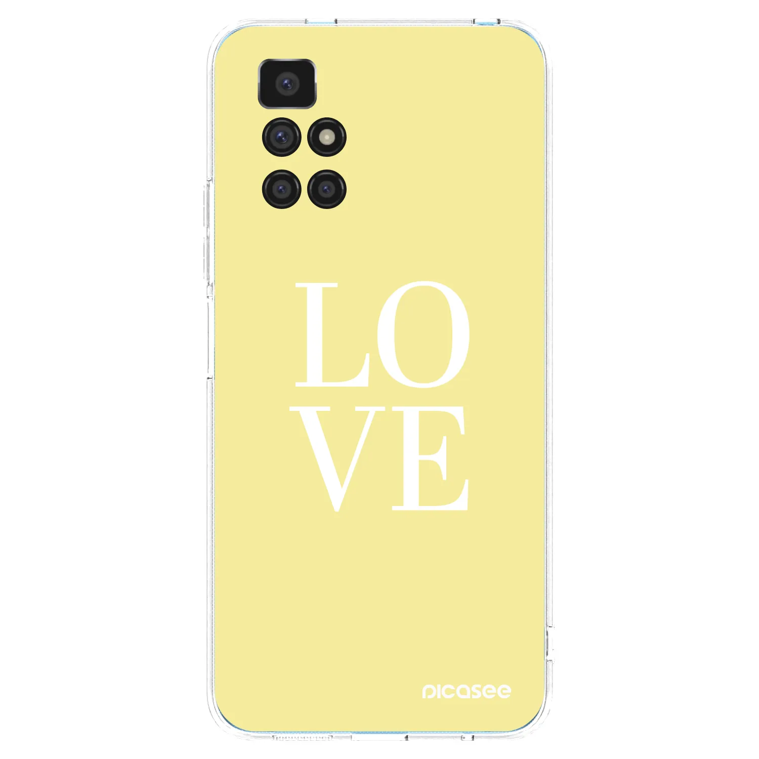 Silikónový prehľadný obal pre Xiaomi Redmi 10 (2022) - Love
