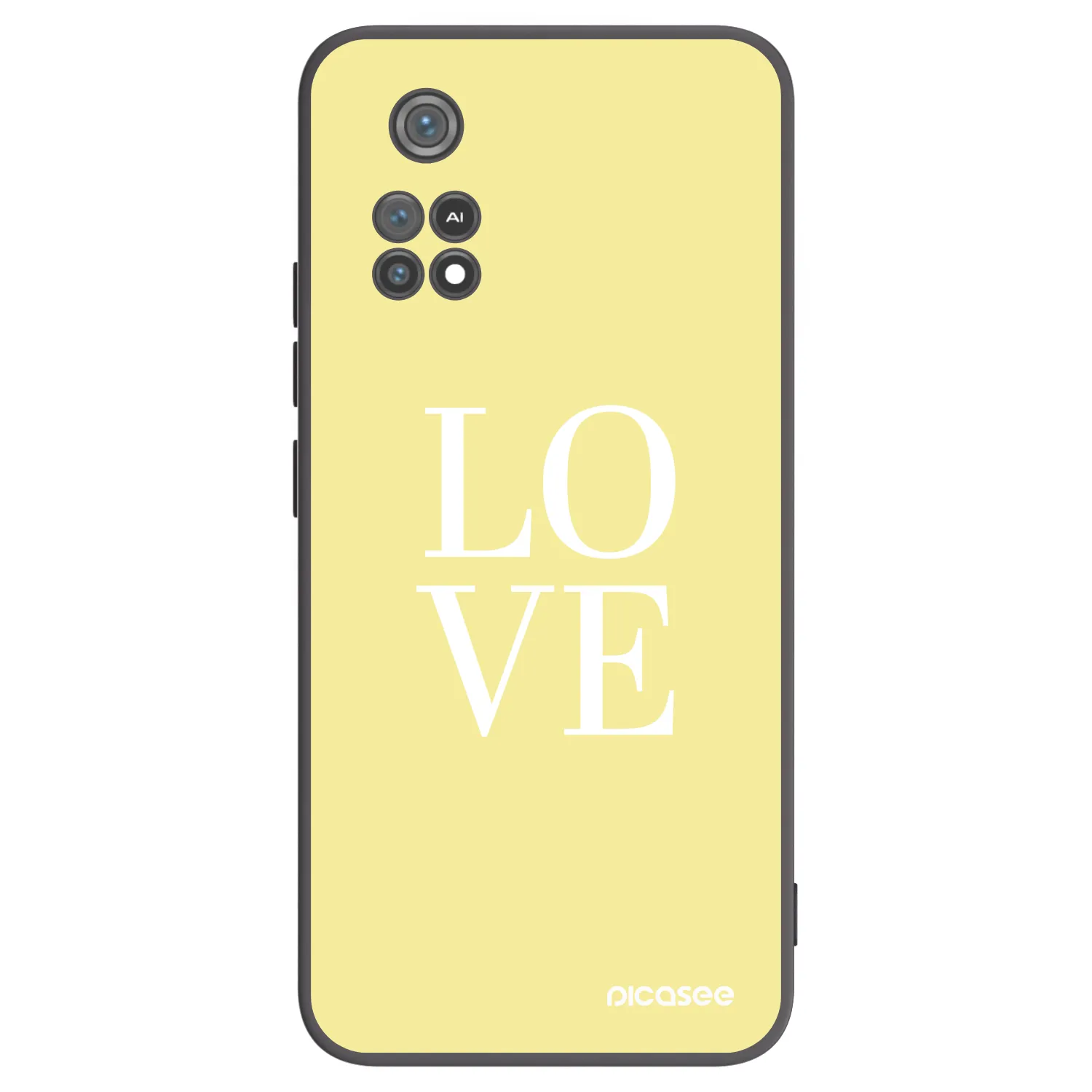 Silikónový čierny obal pre Xiaomi Poco M4 Pro - Love