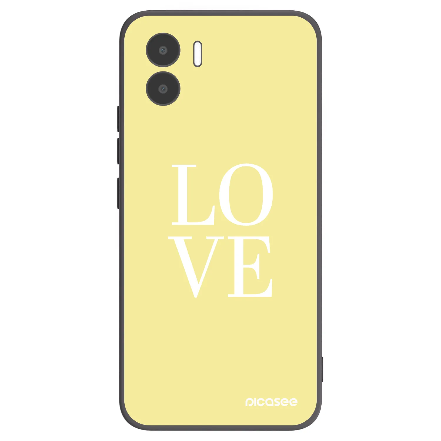Picasee silikónový čierny obal pre Xiaomi Redmi A1 - Love