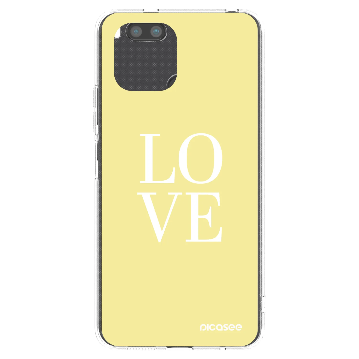 Silikónový prehľadný obal pre Xiaomi Redmi A1 - Love