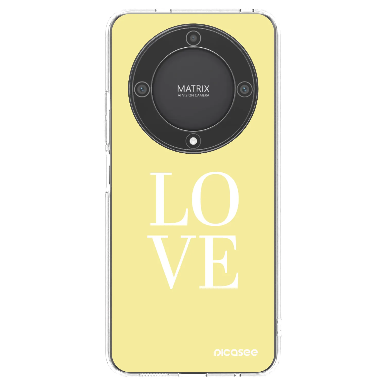 Picasee silikónový prehľadný obal pre Honor Magic5 Lite 5G - Love