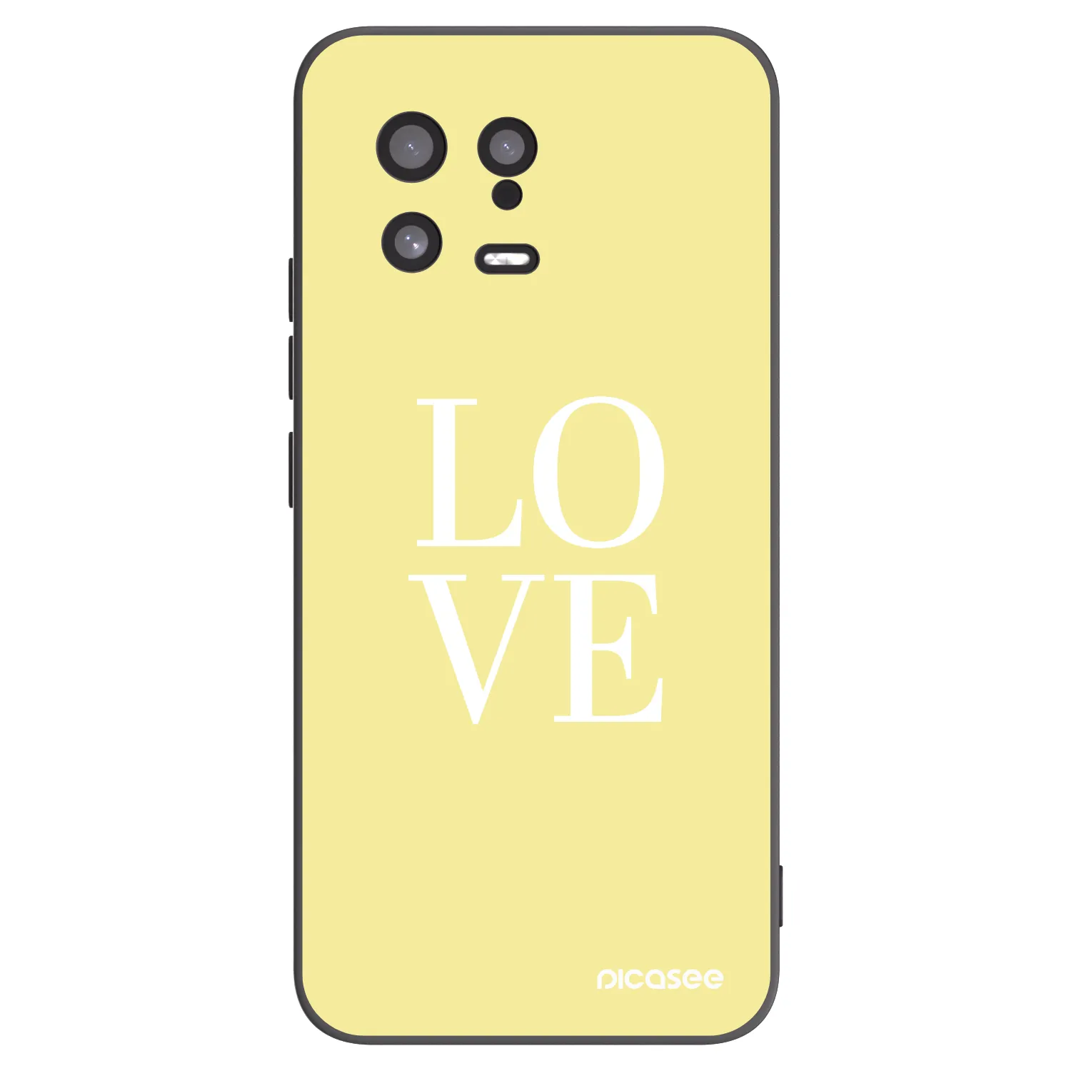 Silikónový čierny obal pre Xiaomi 13 - Love
