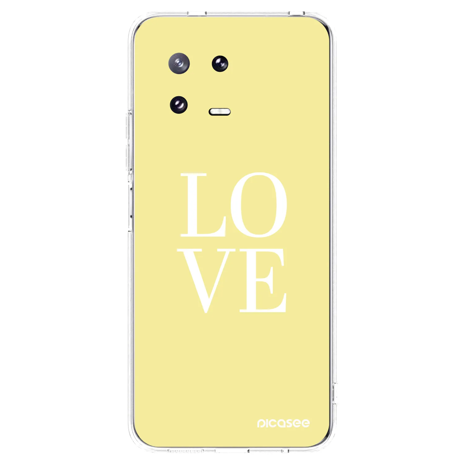 Silikónový prehľadný obal pre Xiaomi 13 Pro - Love