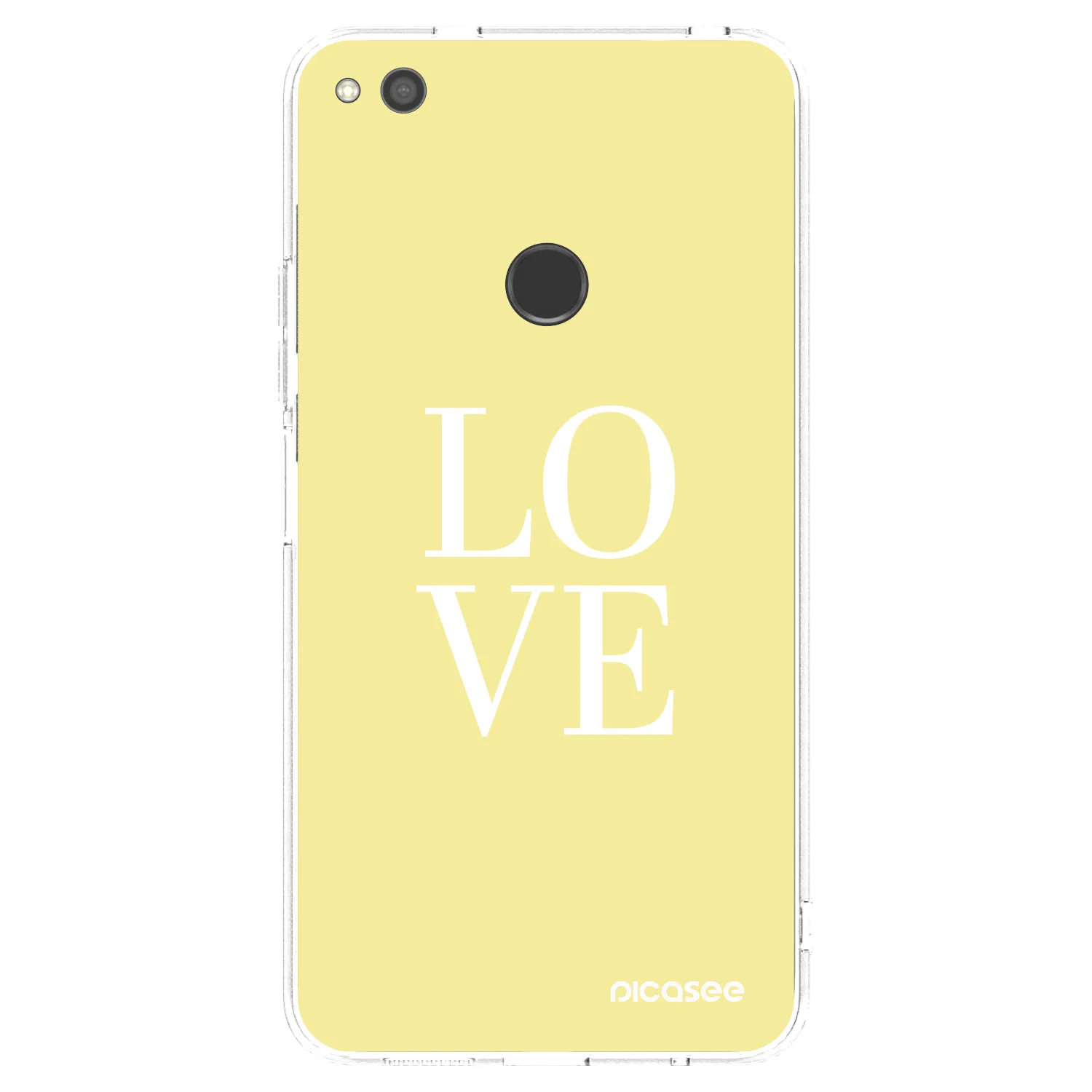 Silikónový prehľadný obal pre Huawei P9 Lite 2017 - Love