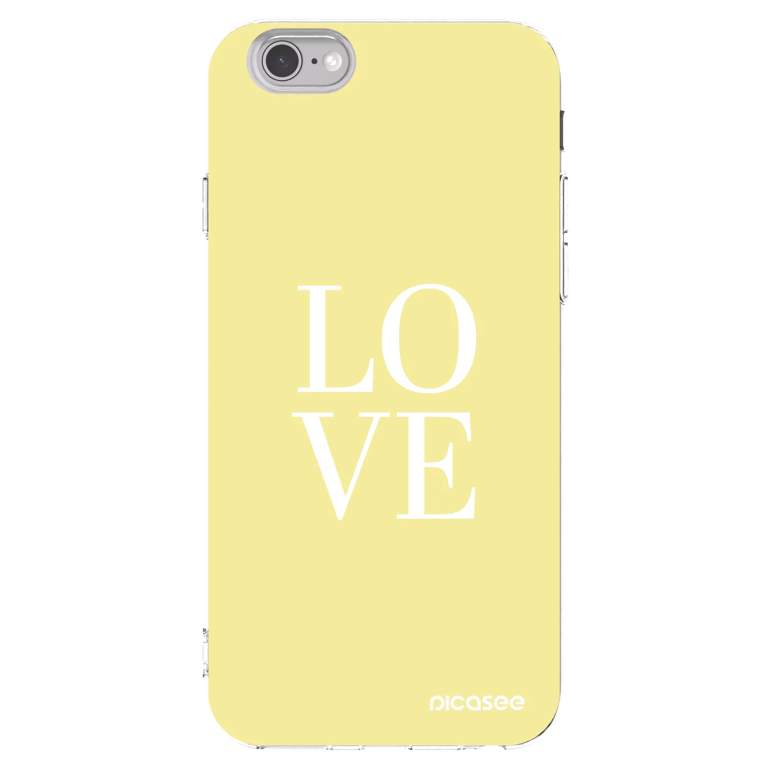 Silikónový prehľadný obal pre Apple iPhone 6/6S - Love