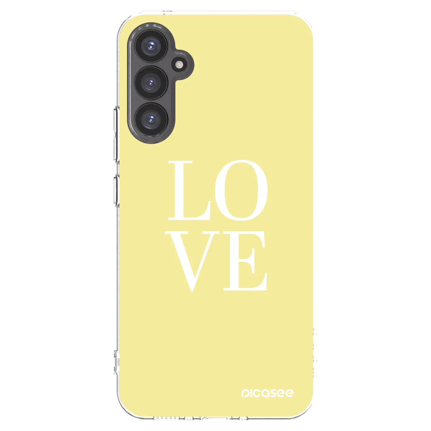 Picasee silikónový prehľadný obal pre Samsung Galaxy A34 5G A346B - Love