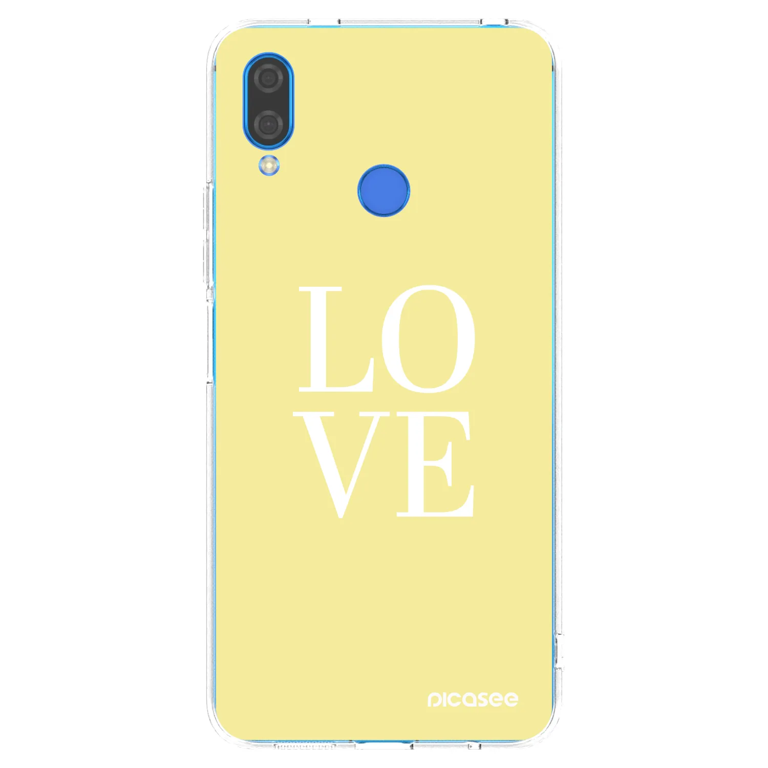 Silikónový prehľadný obal pre Huawei Nova 3 - Love