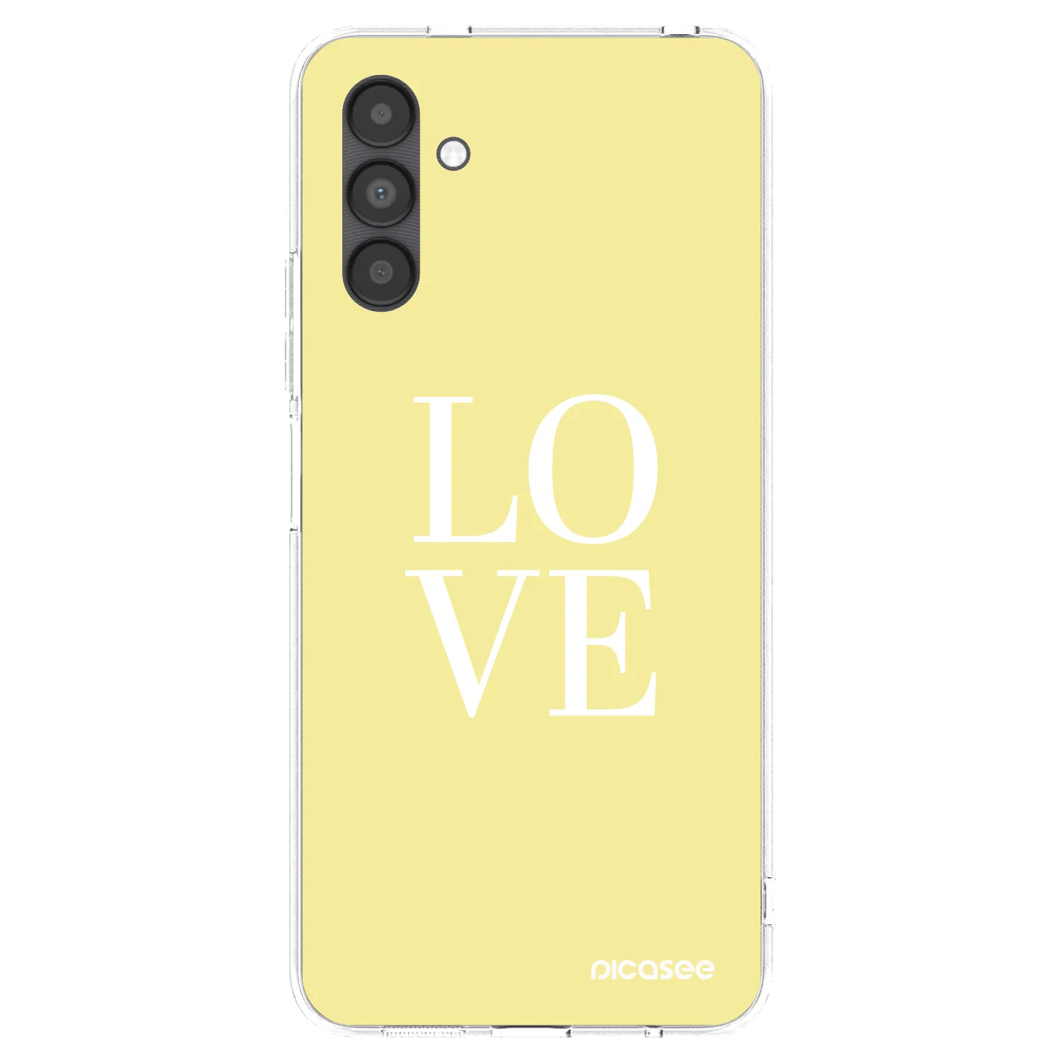 Picasee silikónový prehľadný obal pre Samsung Galaxy A04s A047F - Love