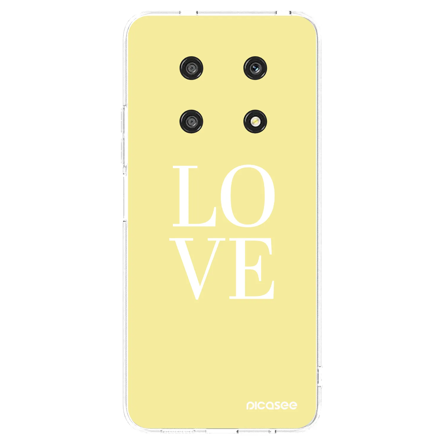 Picasee silikónový prehľadný obal pre Honor Magic4 Lite 5G - Love