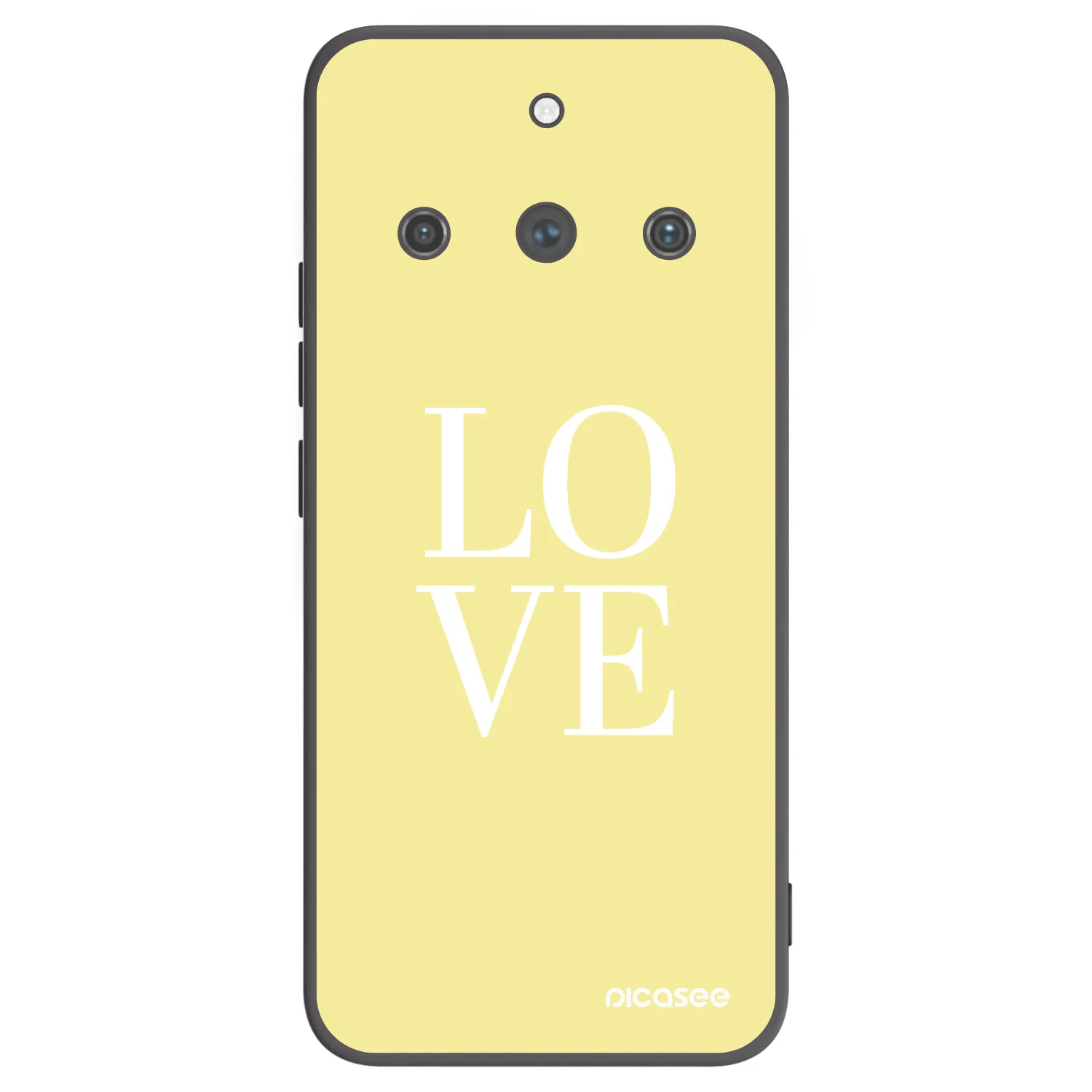 Picasee silikónový čierny obal pre Realme 11 Pro+ - Love
