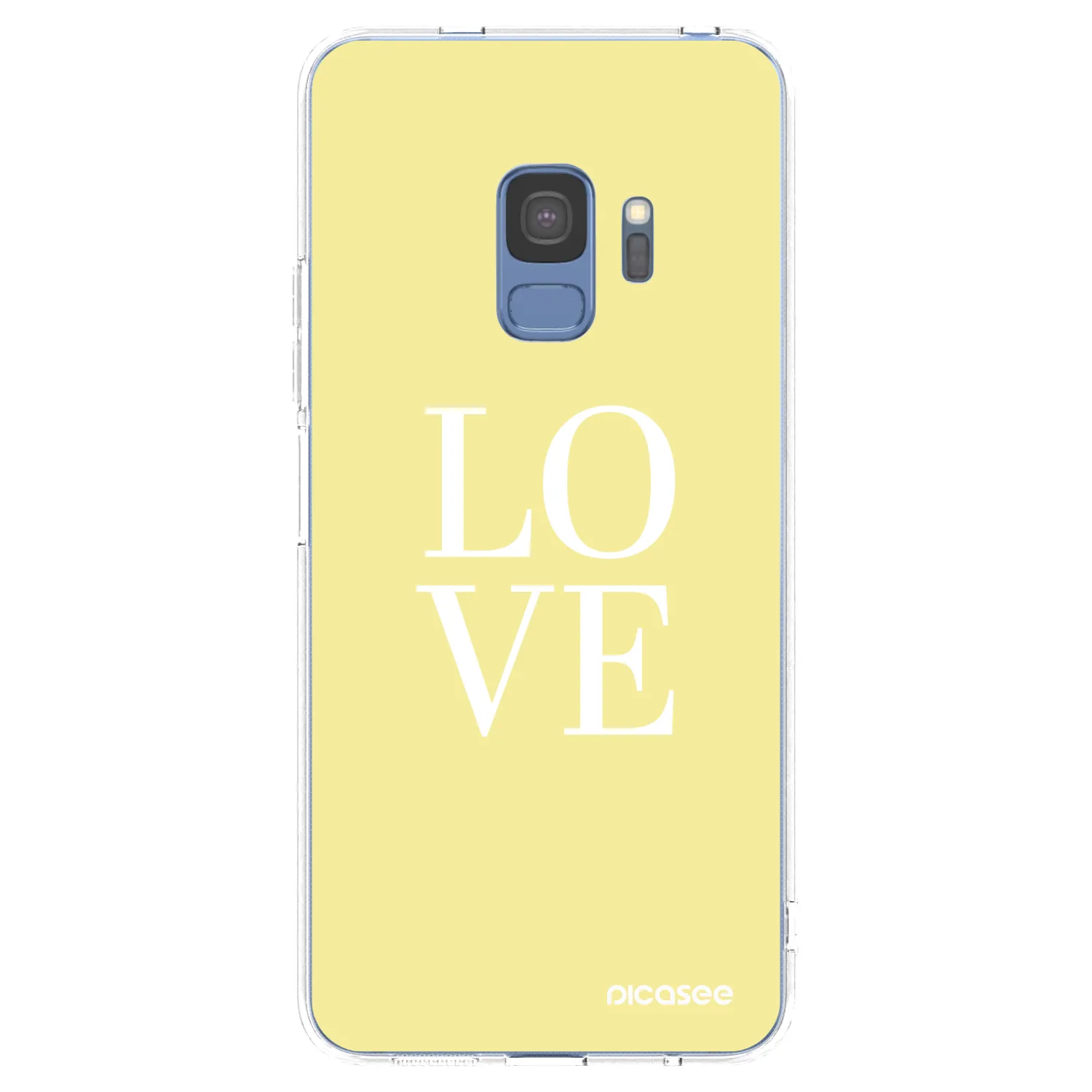 Picasee silikónový prehľadný obal pre Samsung Galaxy S9 G960F - Love