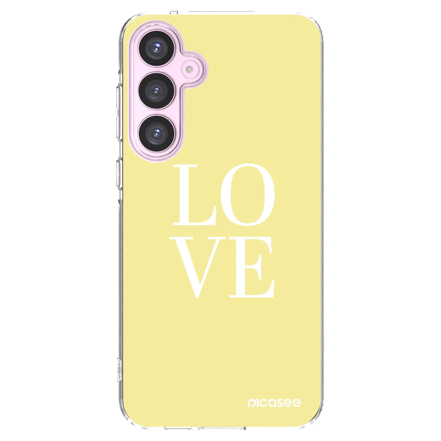 Picasee silikónový prehľadný obal pre Samsung Galaxy A55 5G A556B - Love