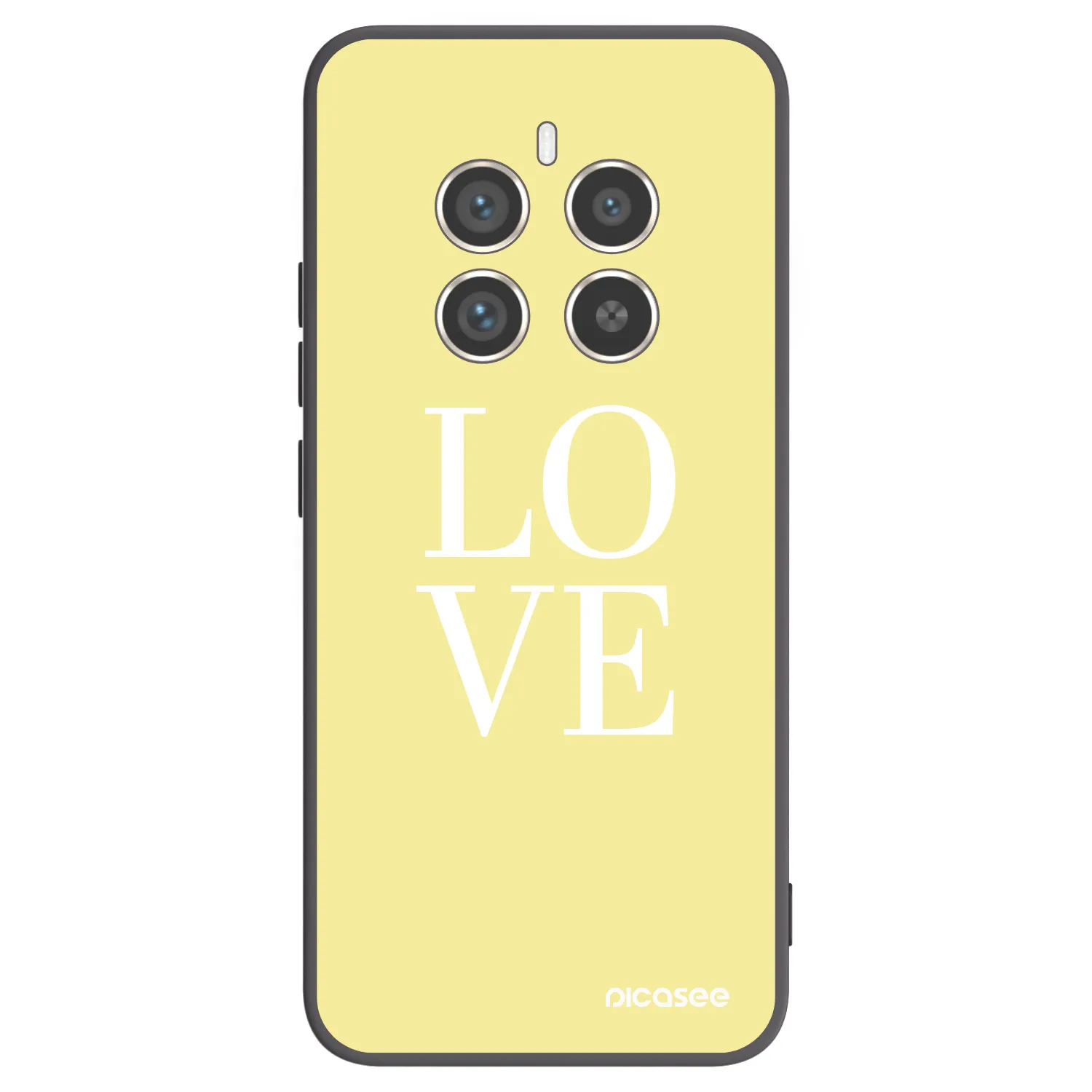 Picasee silikónový čierny obal pre Realme 12 Pro 5G - Love