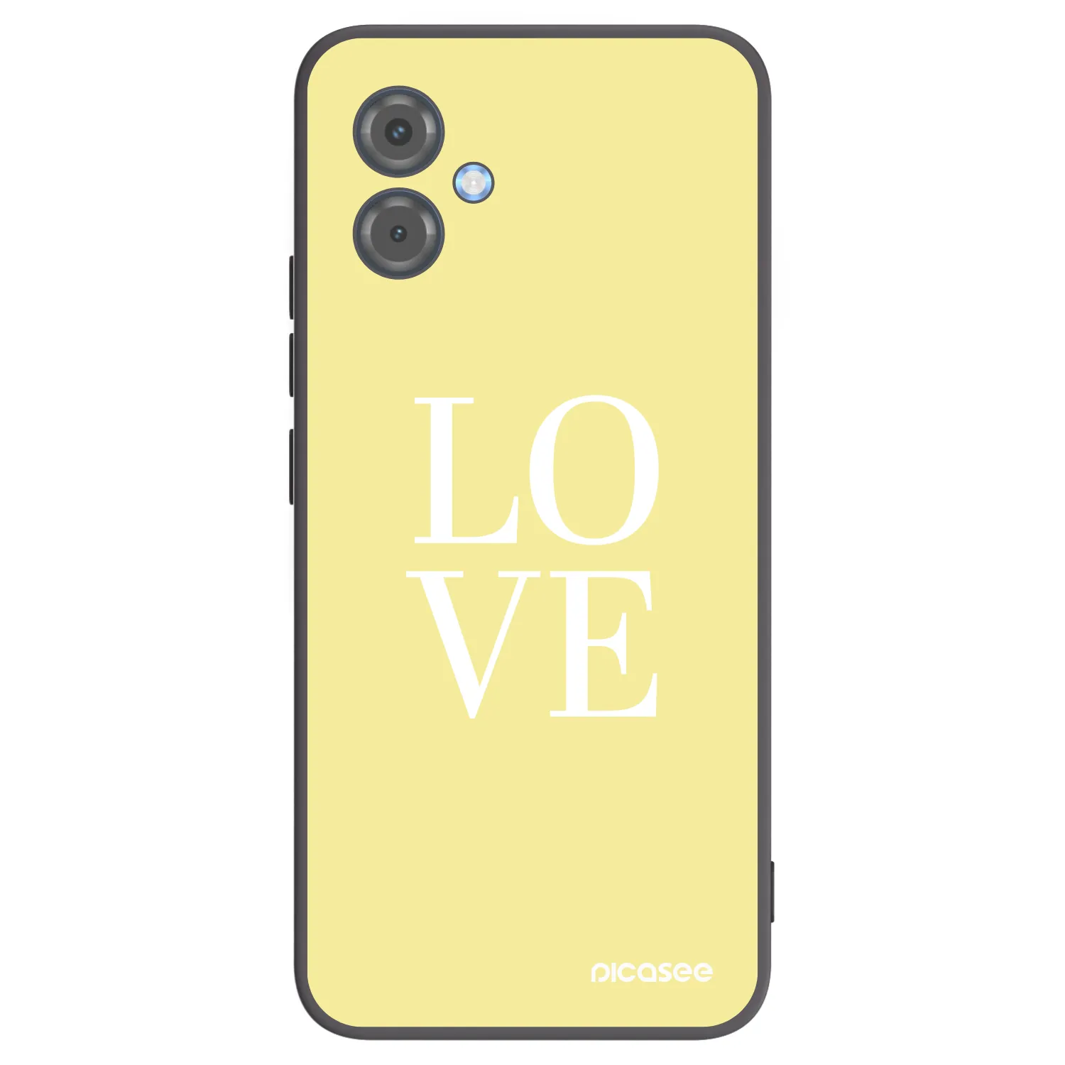Picasee silikónový čierny obal pre Motorola Moto G14 - Love