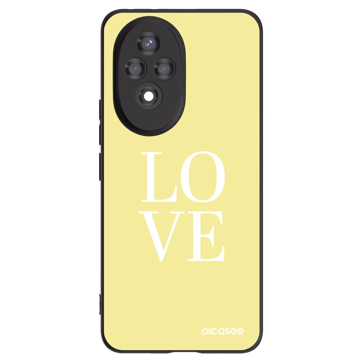 Picasee silikónový čierny obal pre Honor 200 Pro 5G - Love