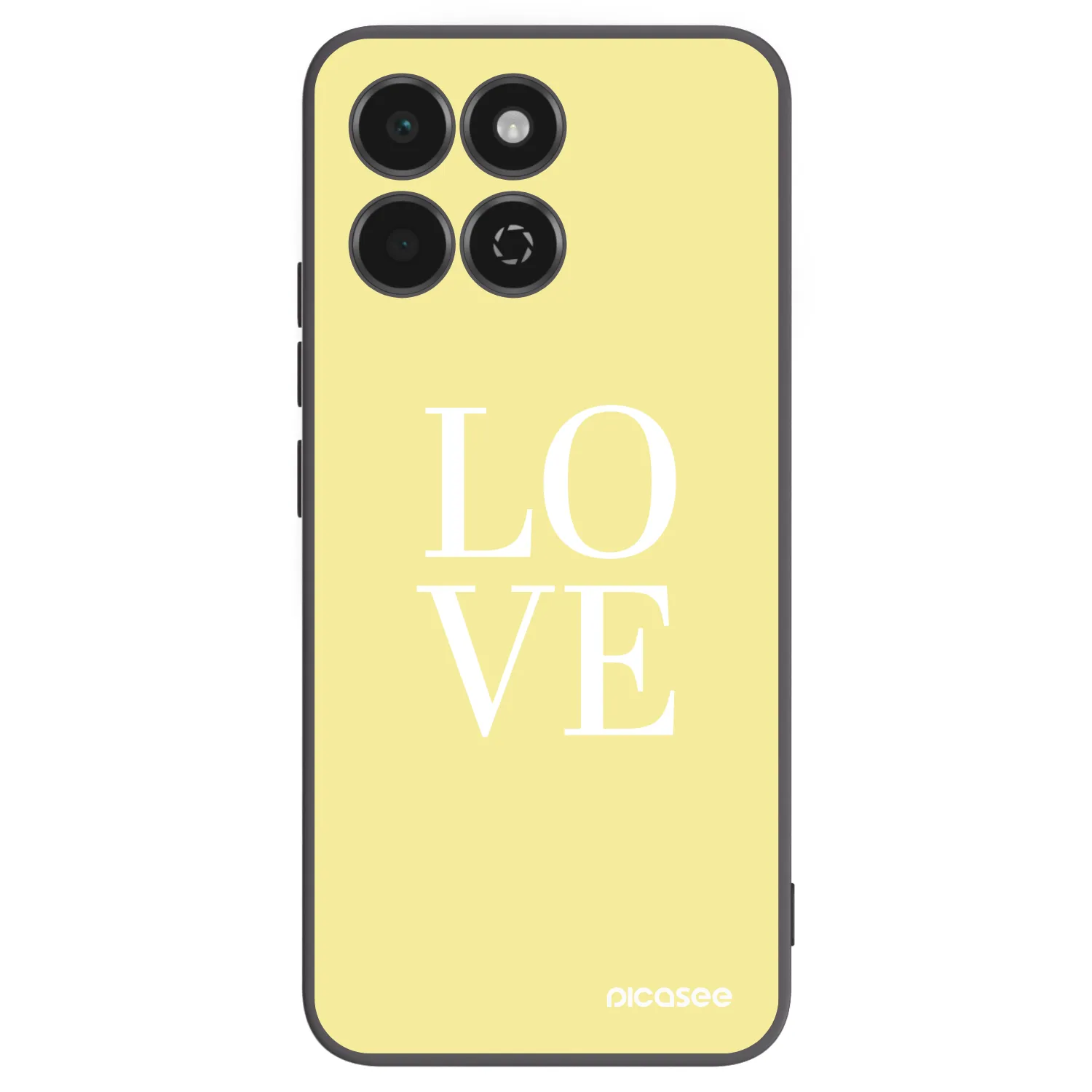 Silikónový čierny obal pre Honor 200 Smart 5G - Love