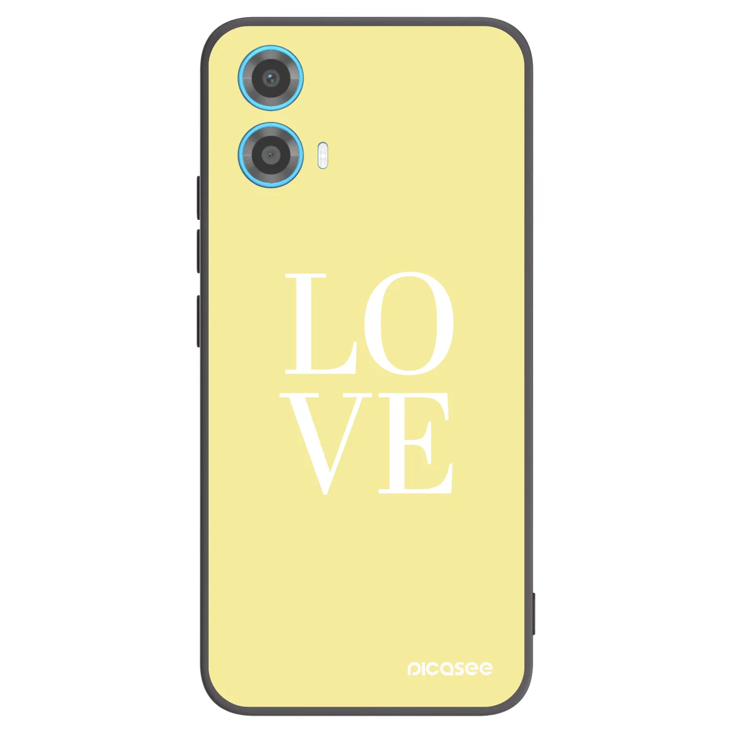 Silikónový čierny obal pre Motorola Moto G34 5G - Love