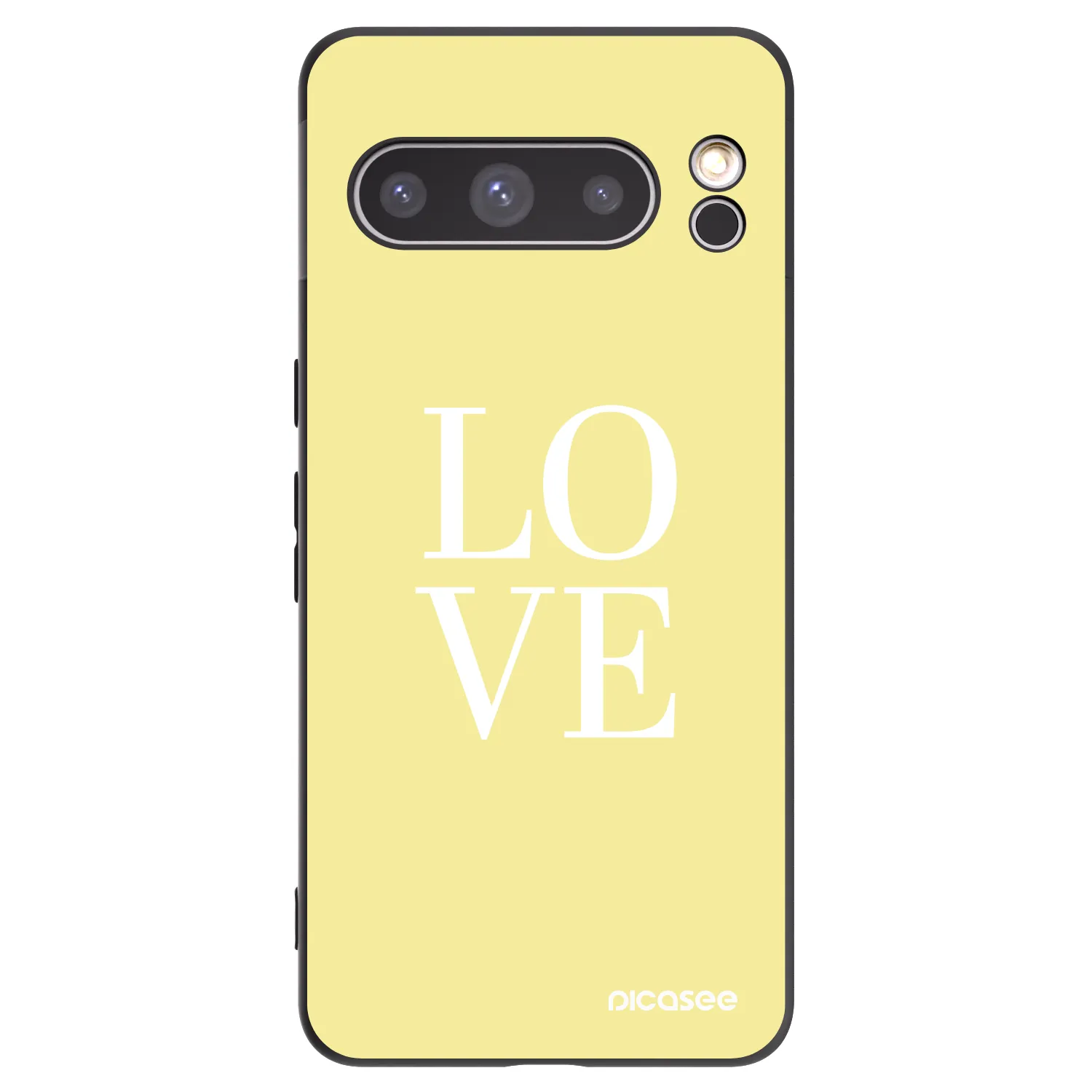 Silikónový čierny obal pre Google Pixel 8 Pro - Love
