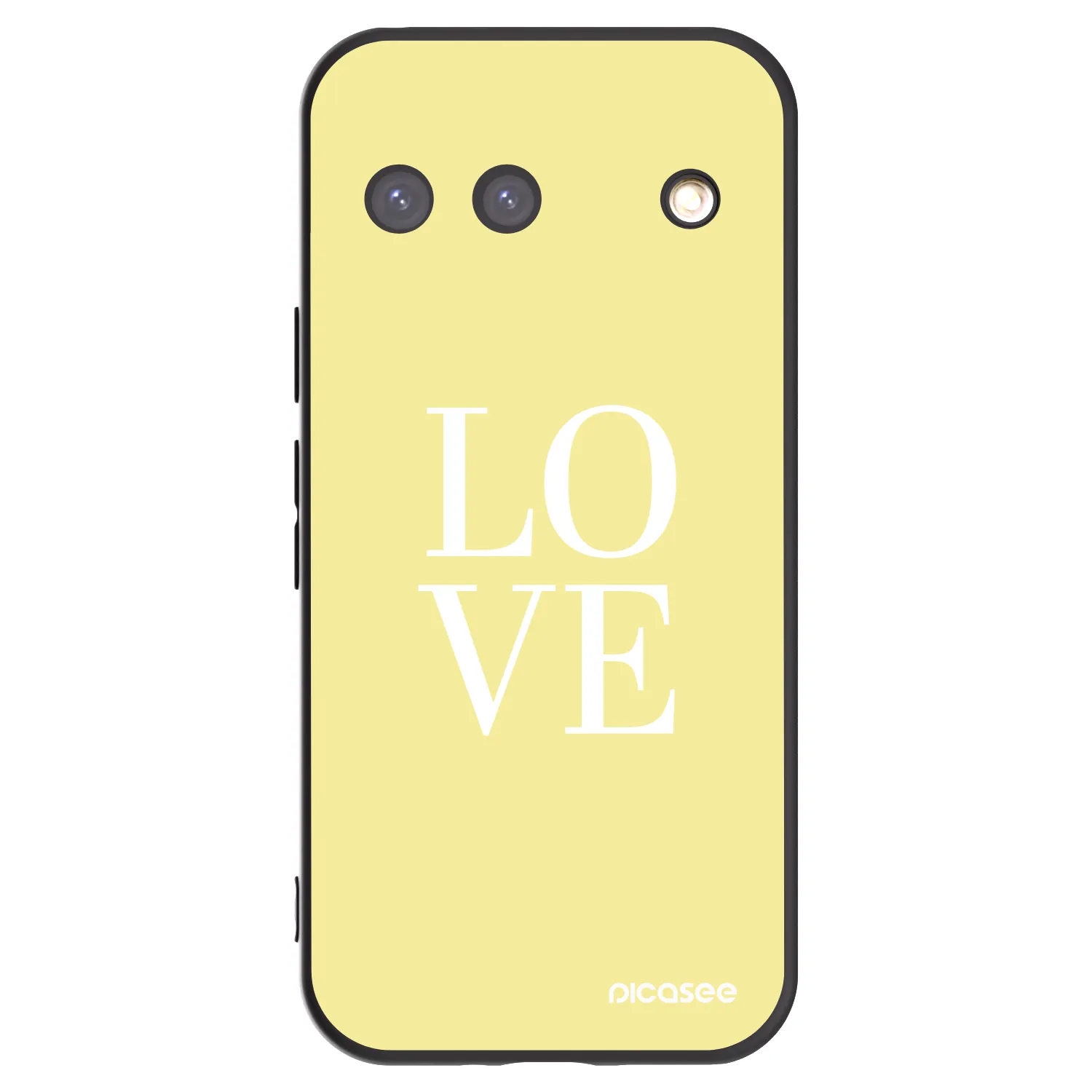 Picasee silikónový čierny obal pre Google Pixel 9 - Love