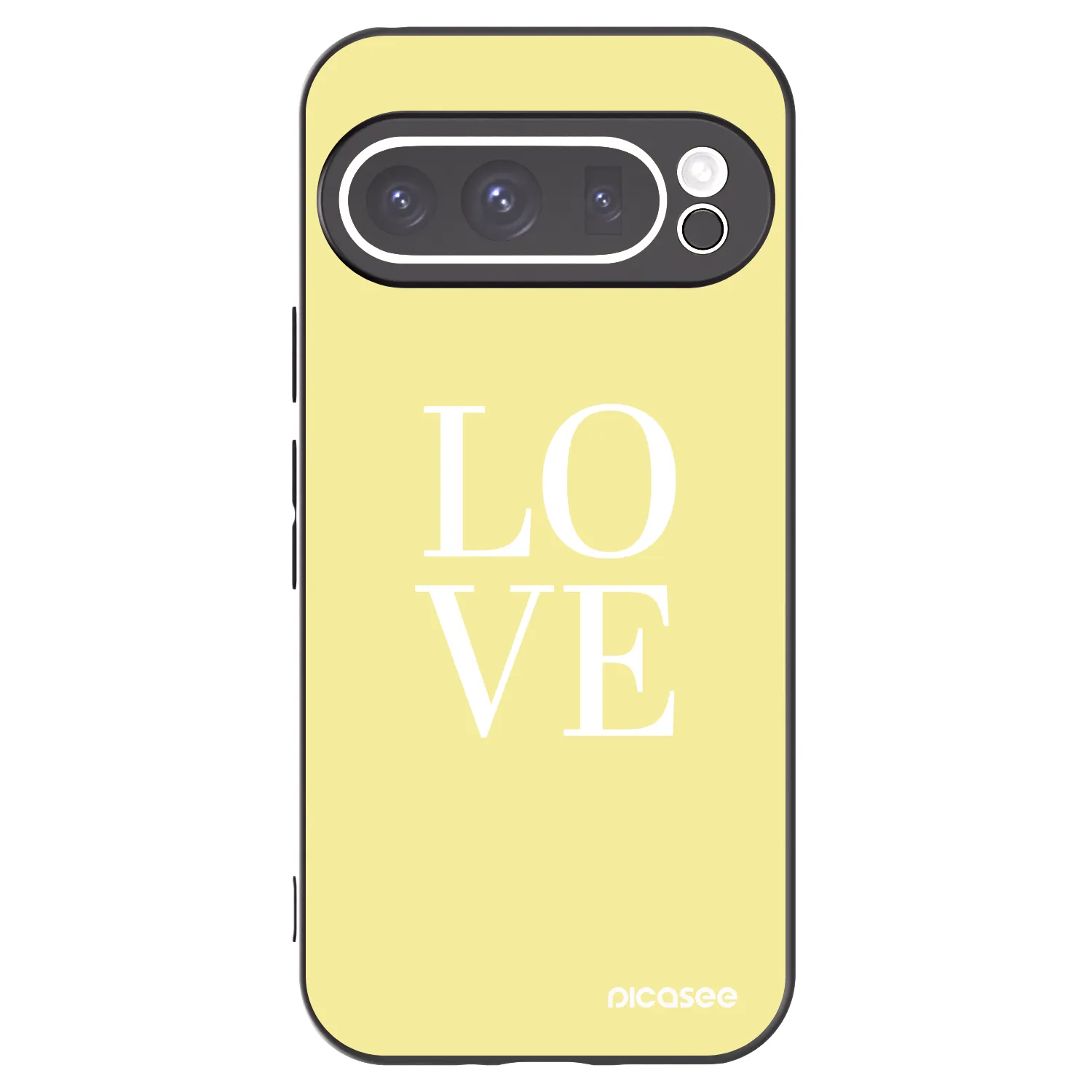 Silikónový čierny obal pre Google Pixel 9 Pro - Love