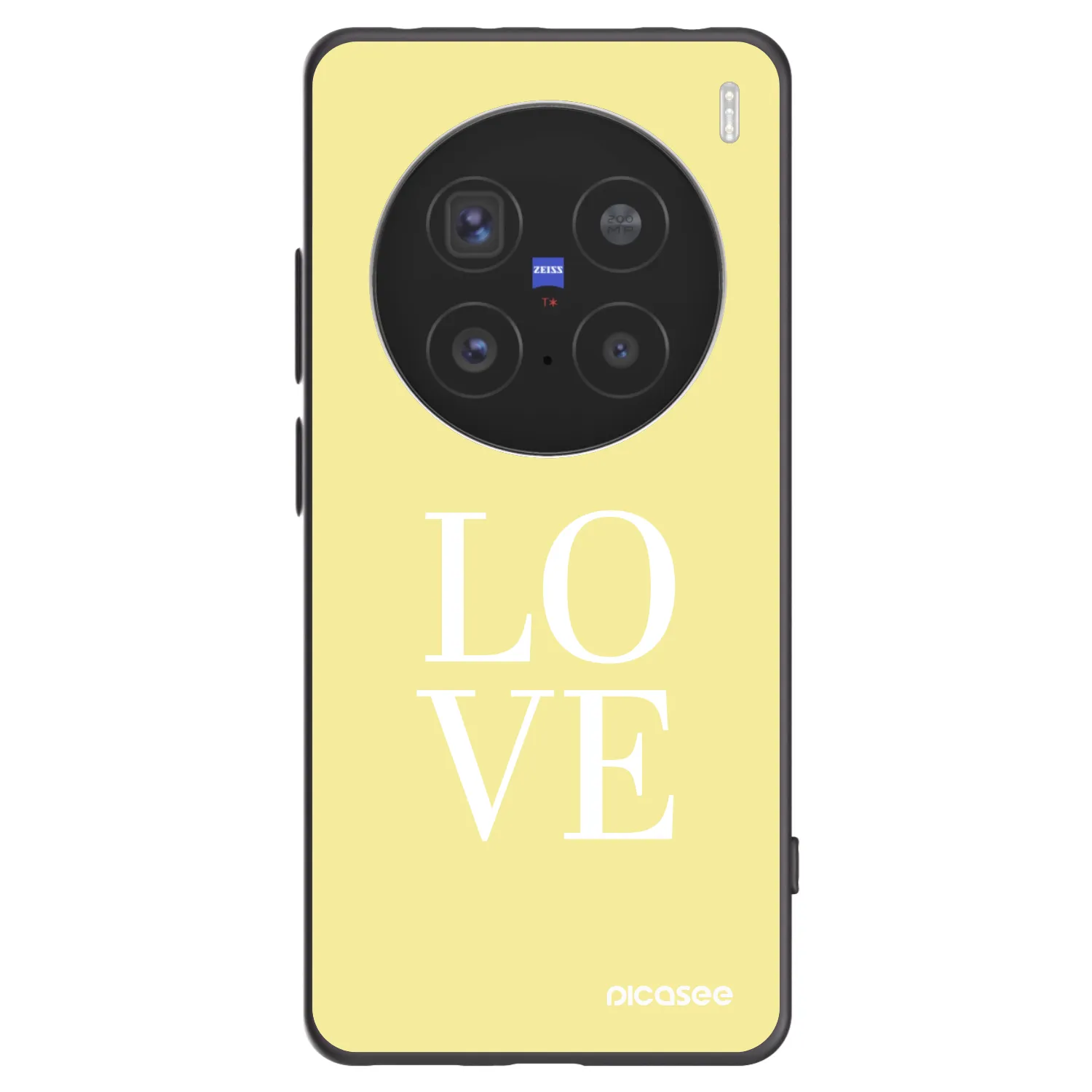 Picasee silikónový čierny obal pre Vivo X200 Pro - Love