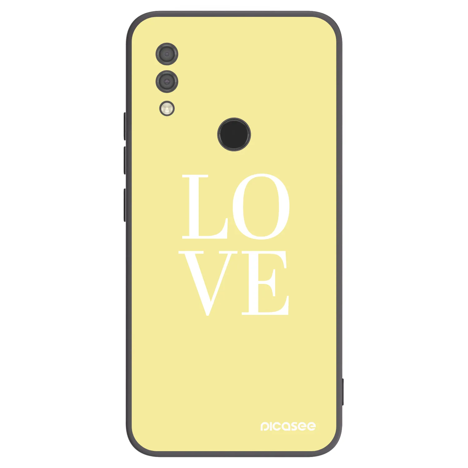 Picasee silikónový čierny obal pre Xiaomi Redmi 7 - Love