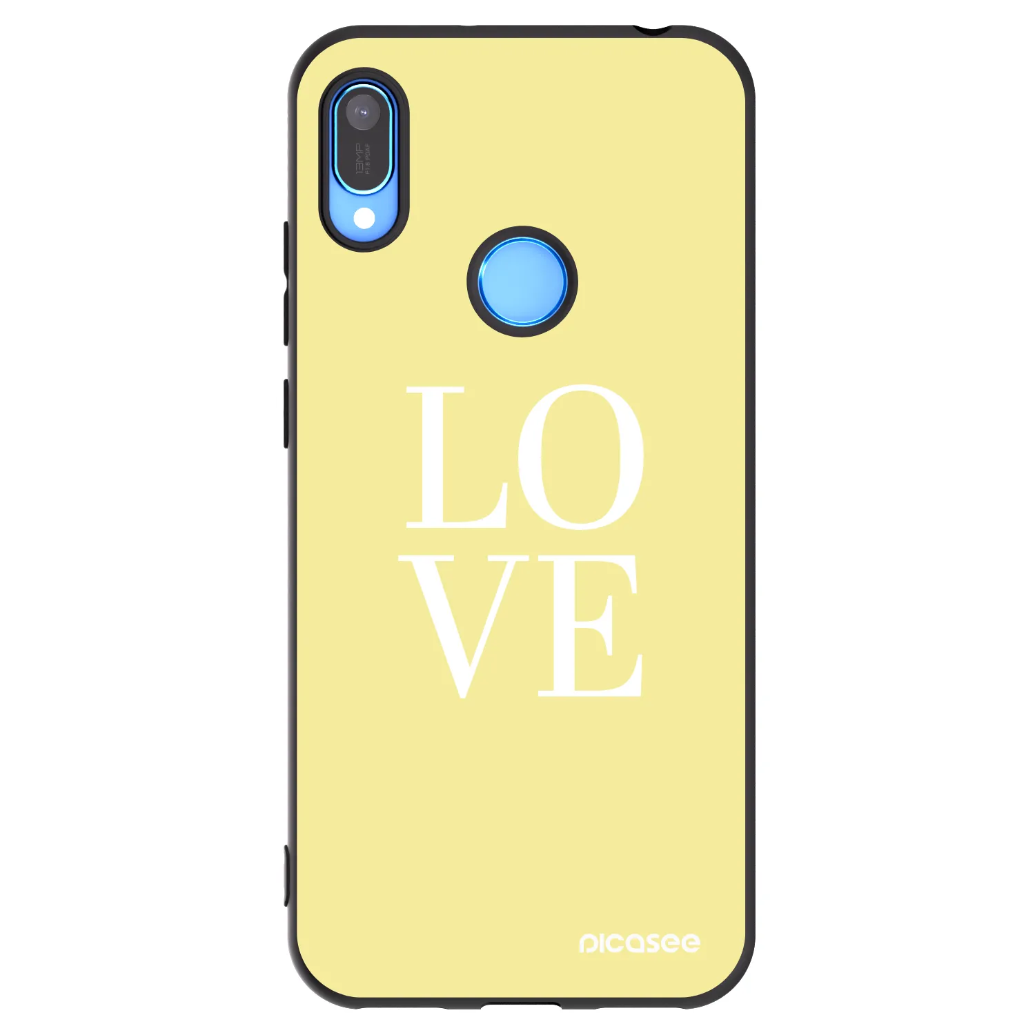 Picasee silikónový čierny obal pre Huawei Y6 2019 - Love