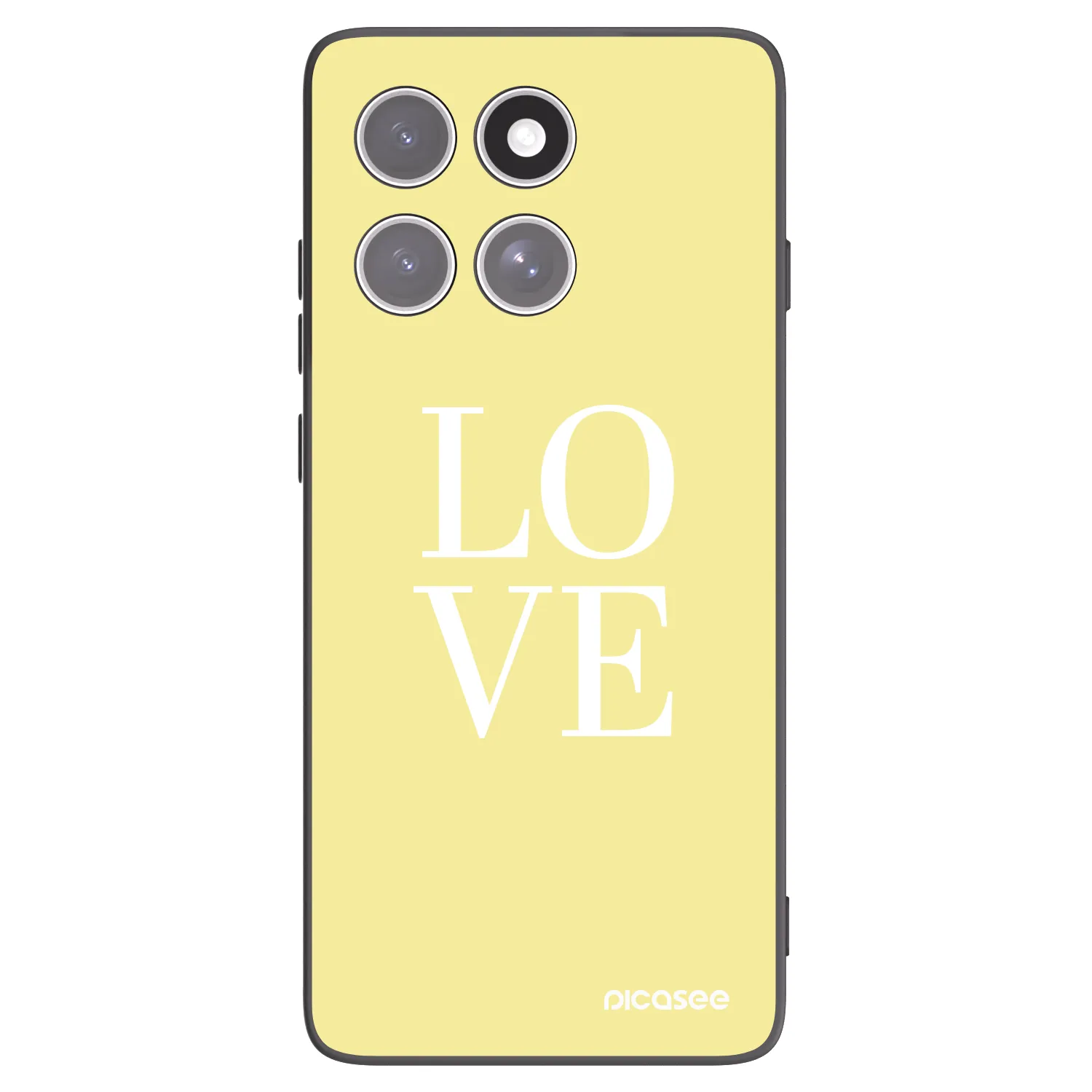 Silikónový čierny obal pre Motorola Edge 60 Pro - Love