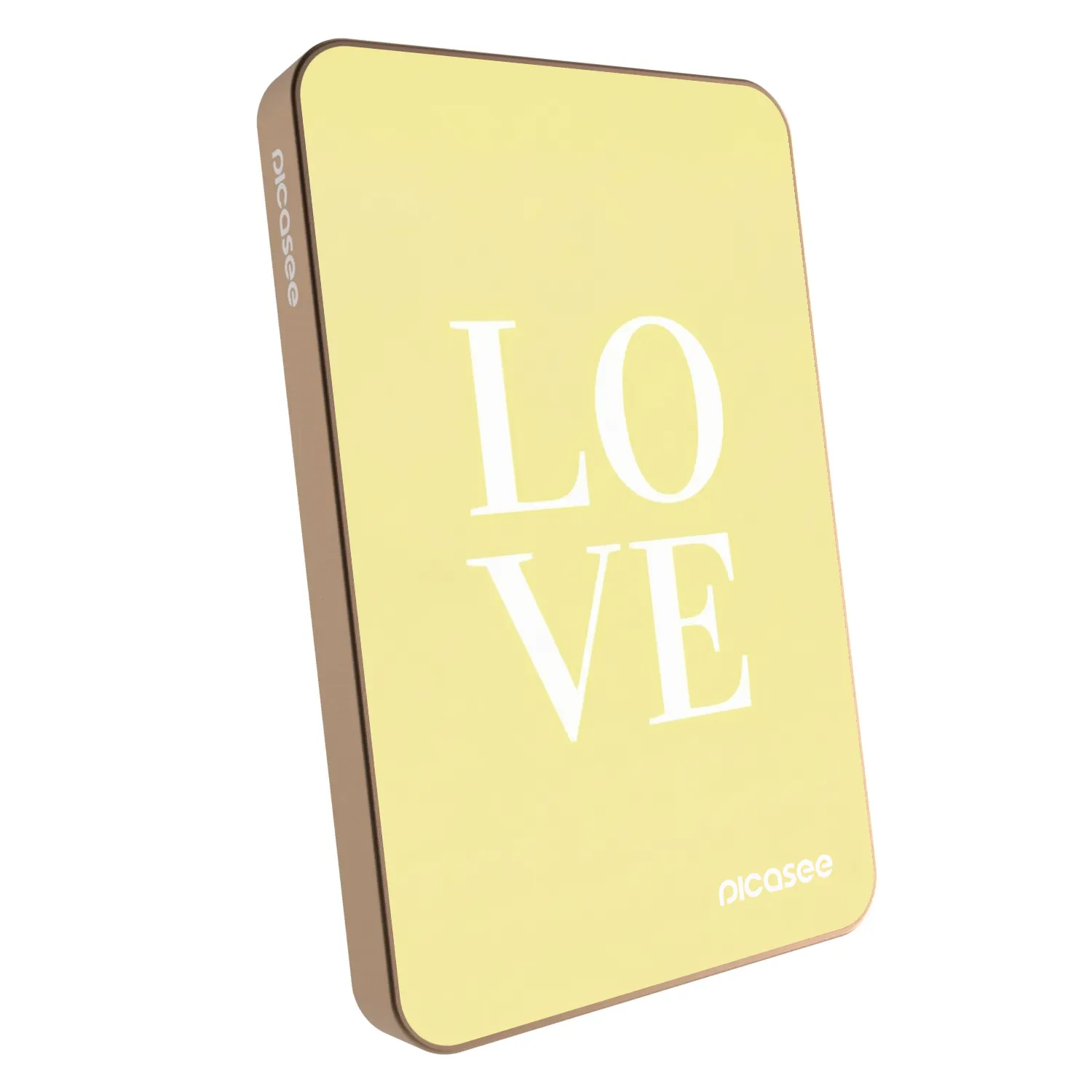 Picasee Powerbanka s MagSafe 5 000 mAh Zlatá - Love