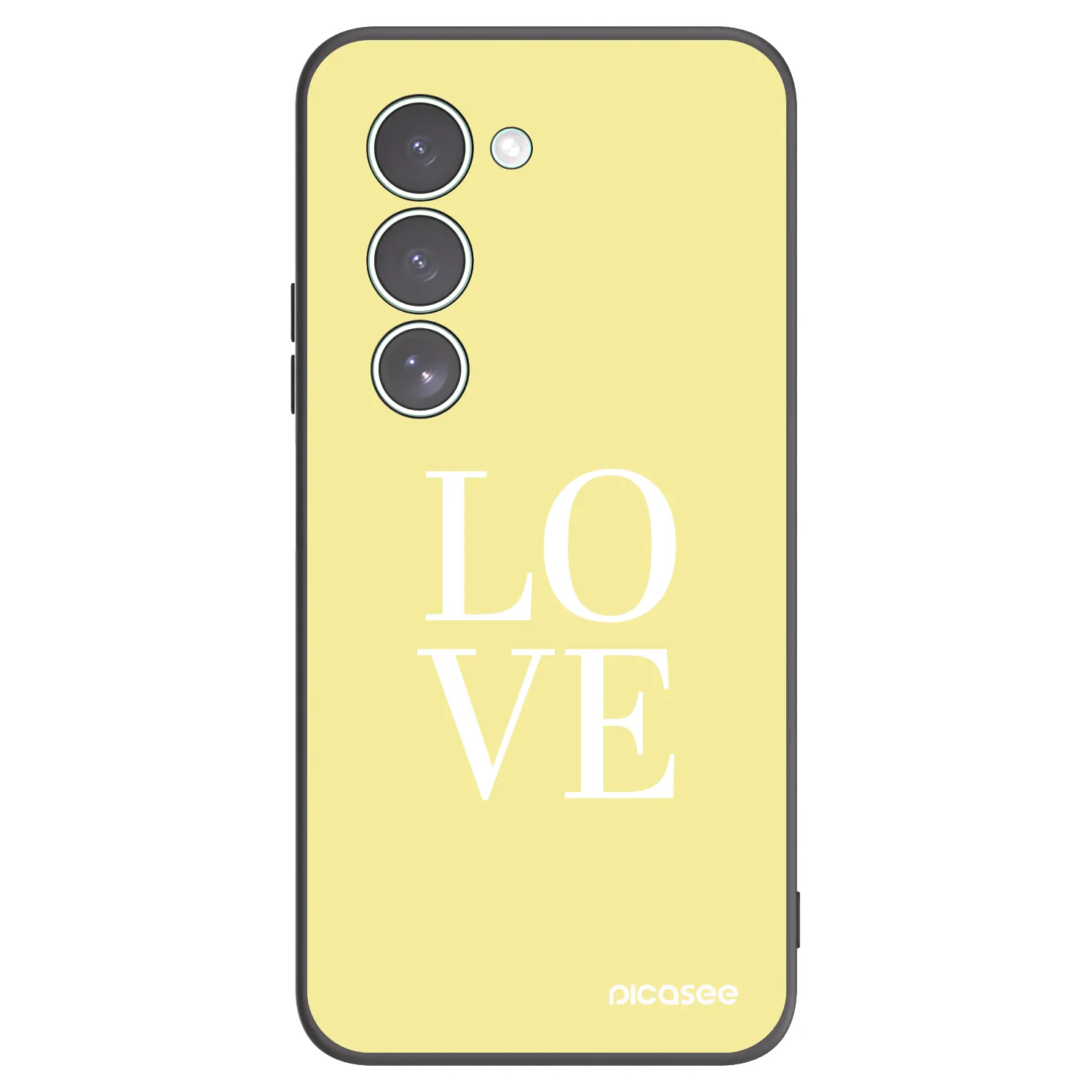 Silikónový čierny obal pre Xiaomi Redmi 15 5G - Love