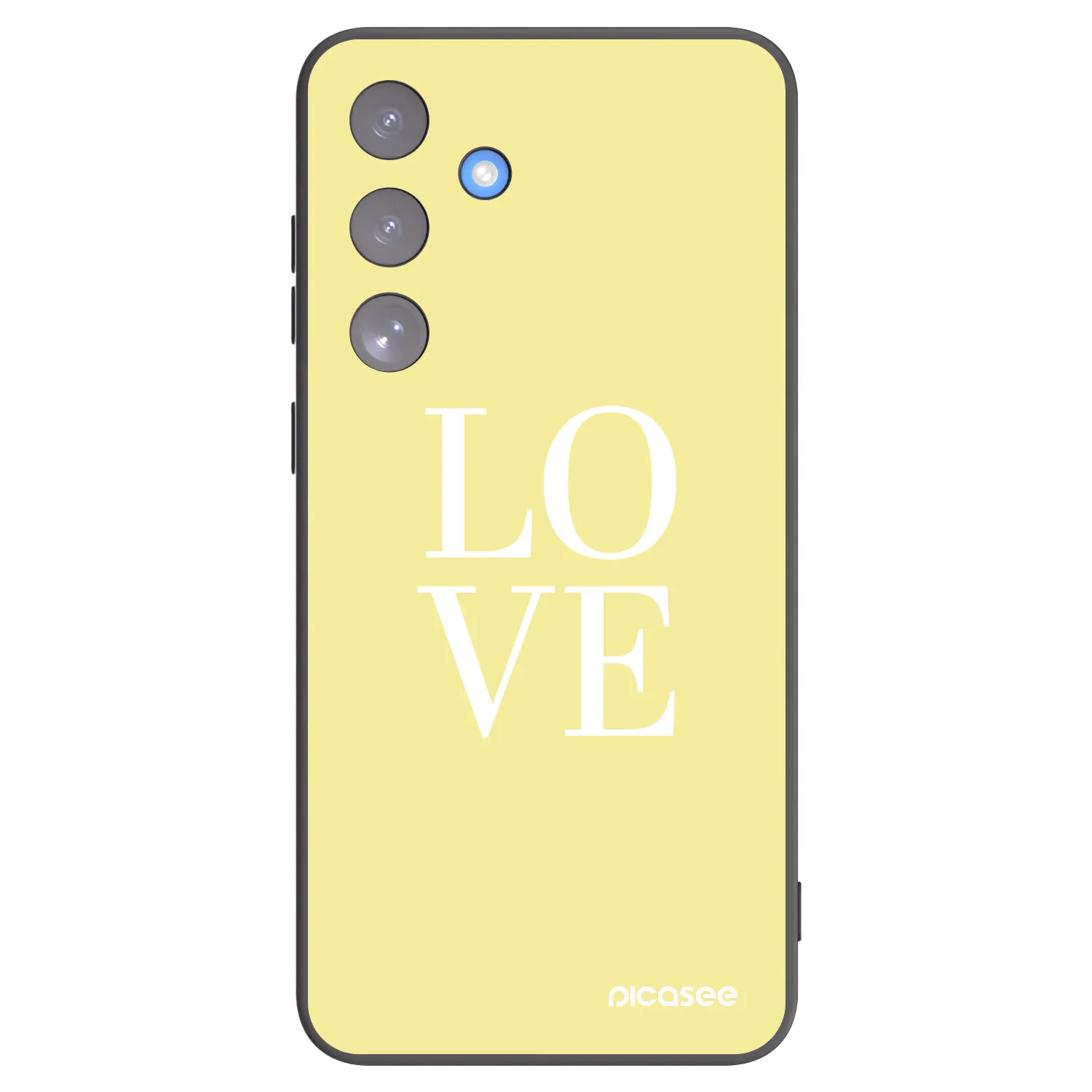 Picasee silikónový čierny obal pre Samsung Galaxy S25 FE 5G - Love