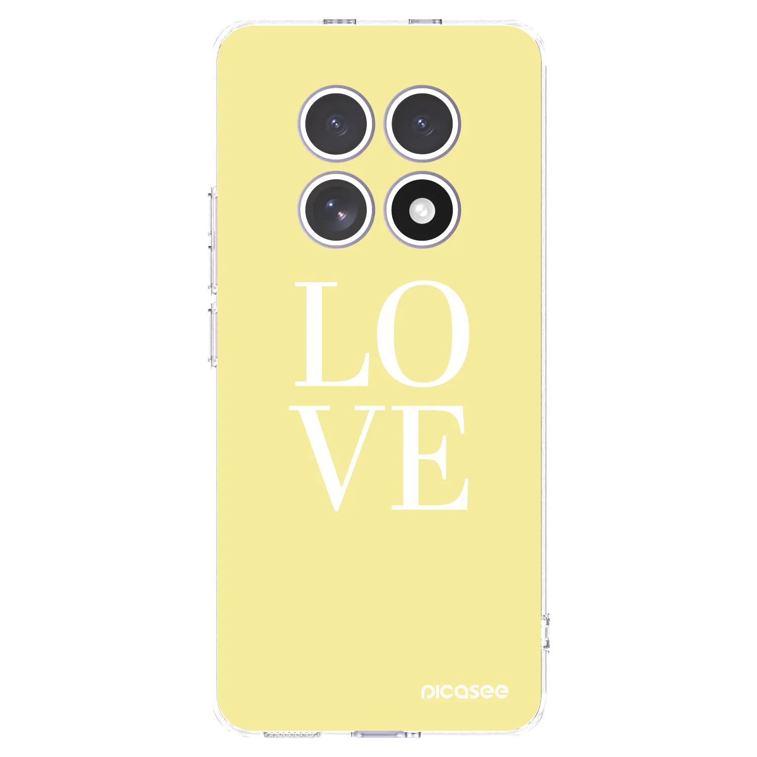 Silikónový prehľadný obal pre Xiaomi Redmi Note 15 - Love