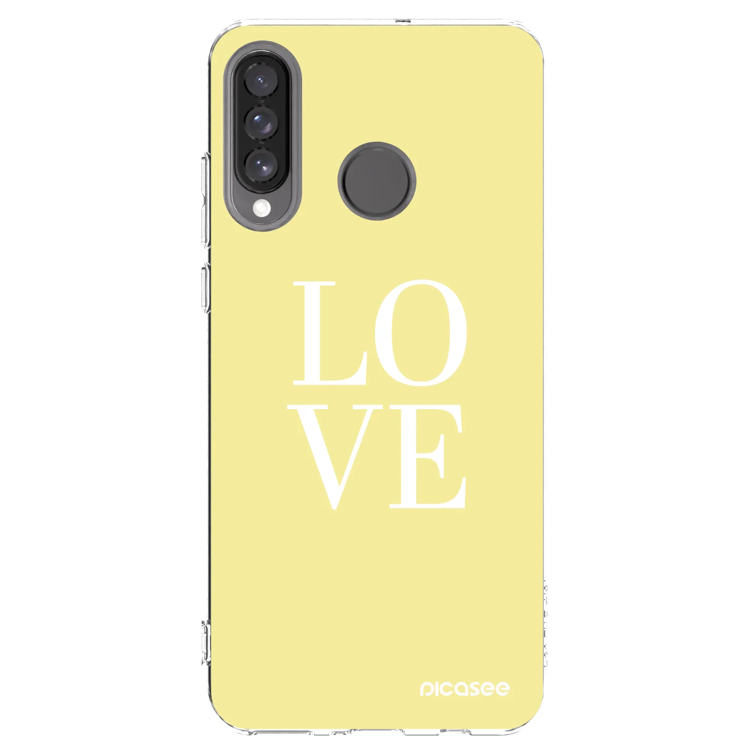 Silikónový prehľadný obal pre Huawei P30 Lite - Love