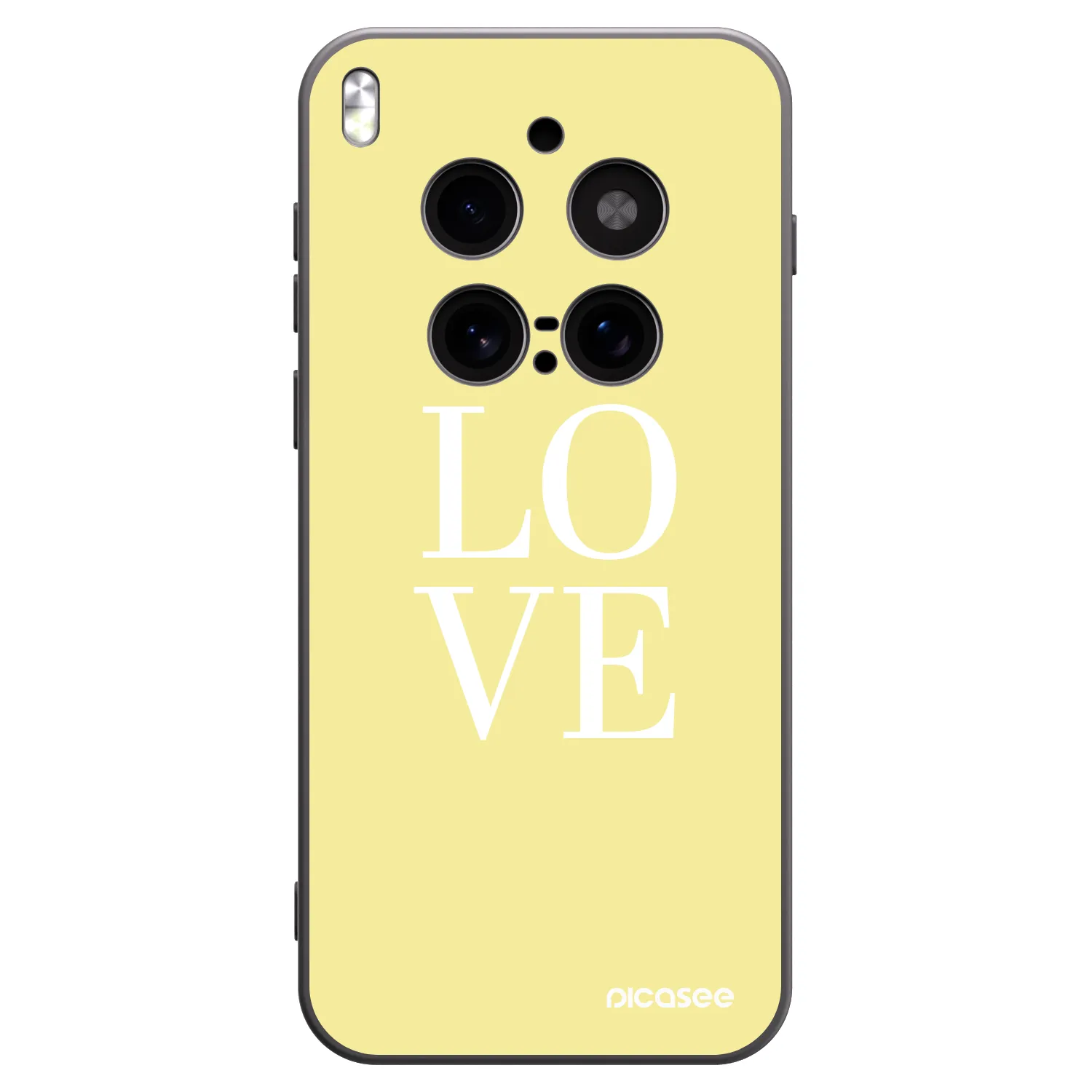 Picasee silikónový čierny obal pre Vivo X300 Pro - Love