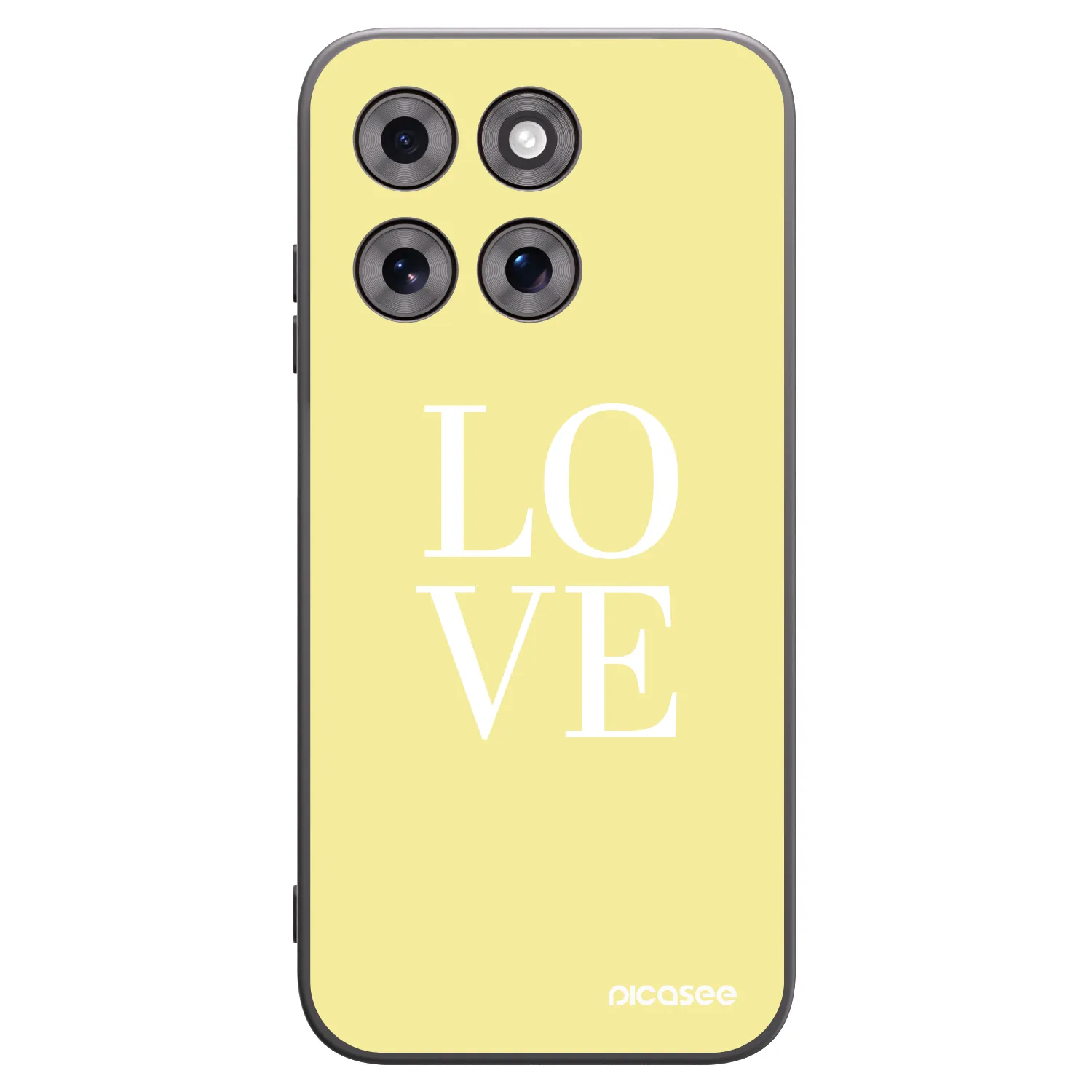 Picasee silikónový čierny obal pre Motorola Moto G77 - Love