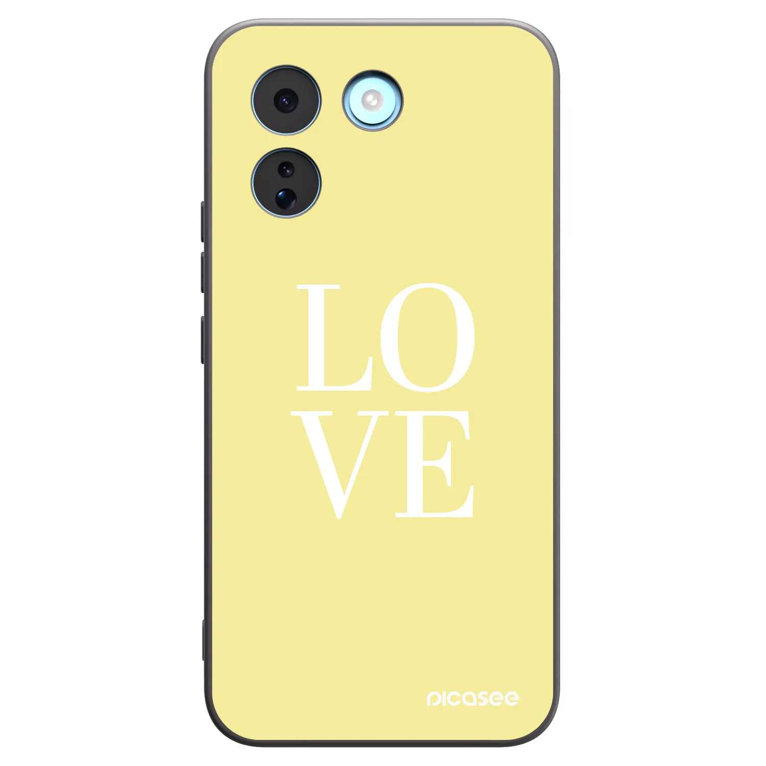 Picasee silikónový čierny obal pre Xiaomi Redmi Note 17 Pro MAX 5G - Love