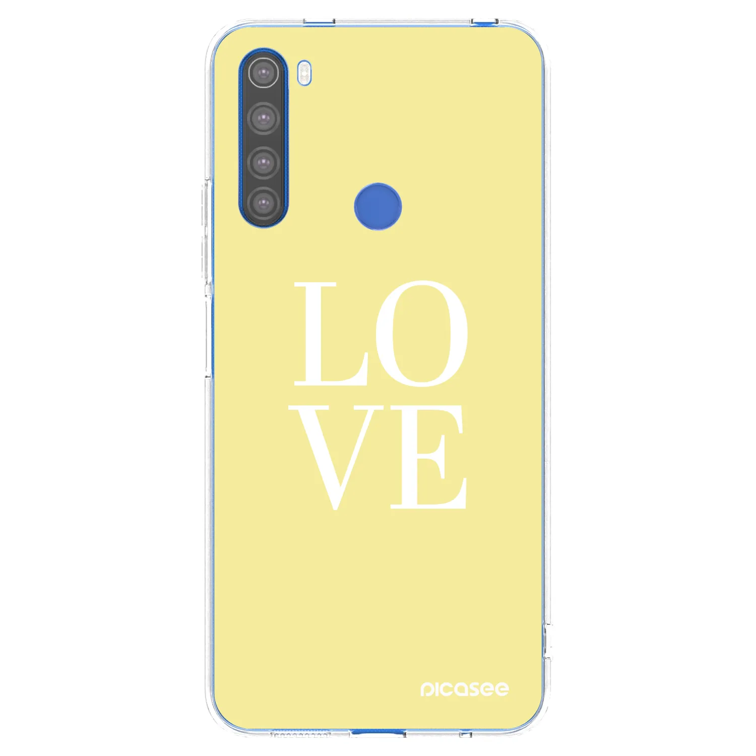 Silikónový prehľadný obal pre Xiaomi Redmi Note 8T - Love