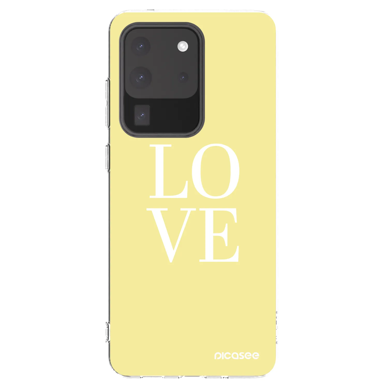 Picasee silikónový prehľadný obal pre Samsung Galaxy S20 Ultra 5G G988F - Love