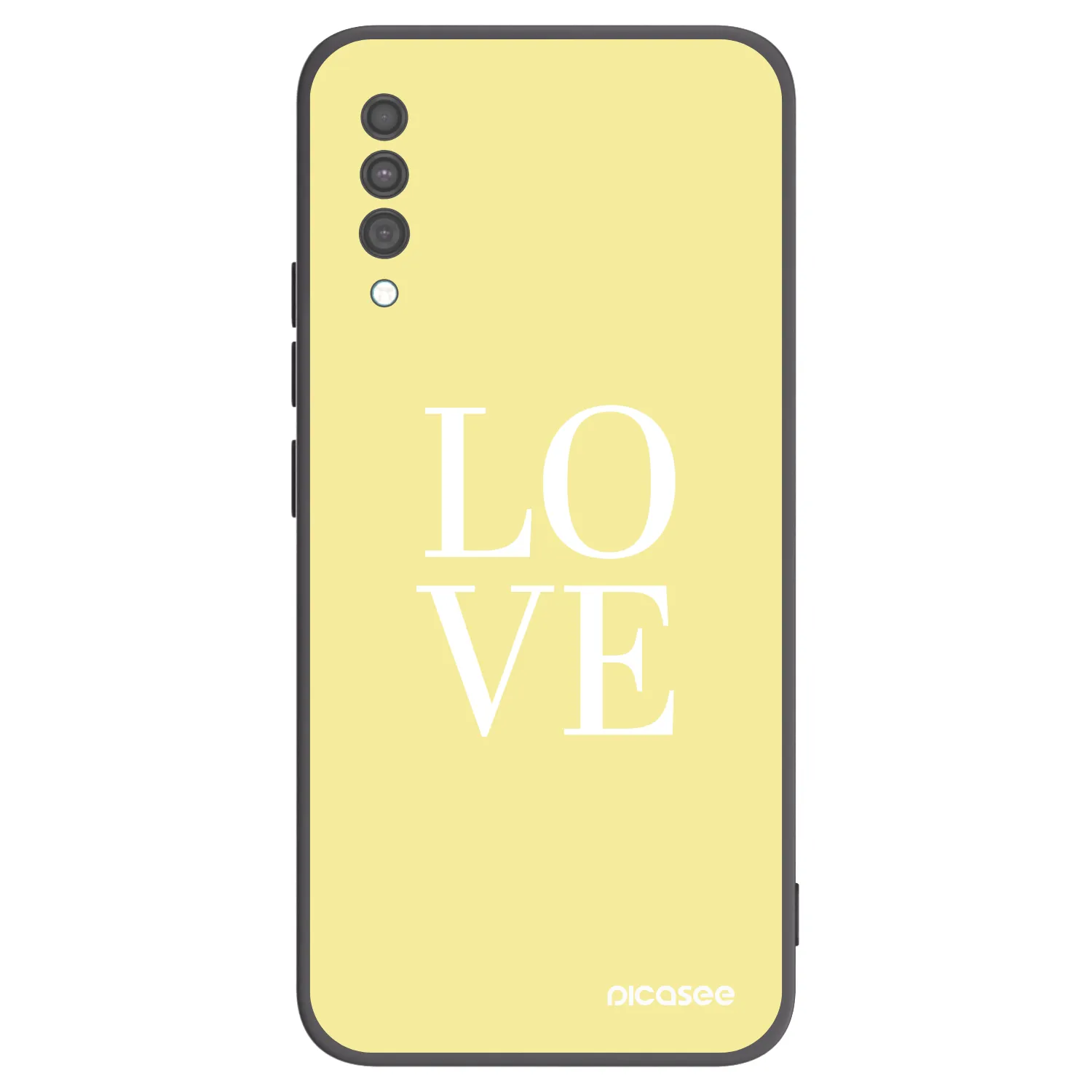 Picasee silikónový čierny obal pre Samsung Galaxy A30s A307F - Love