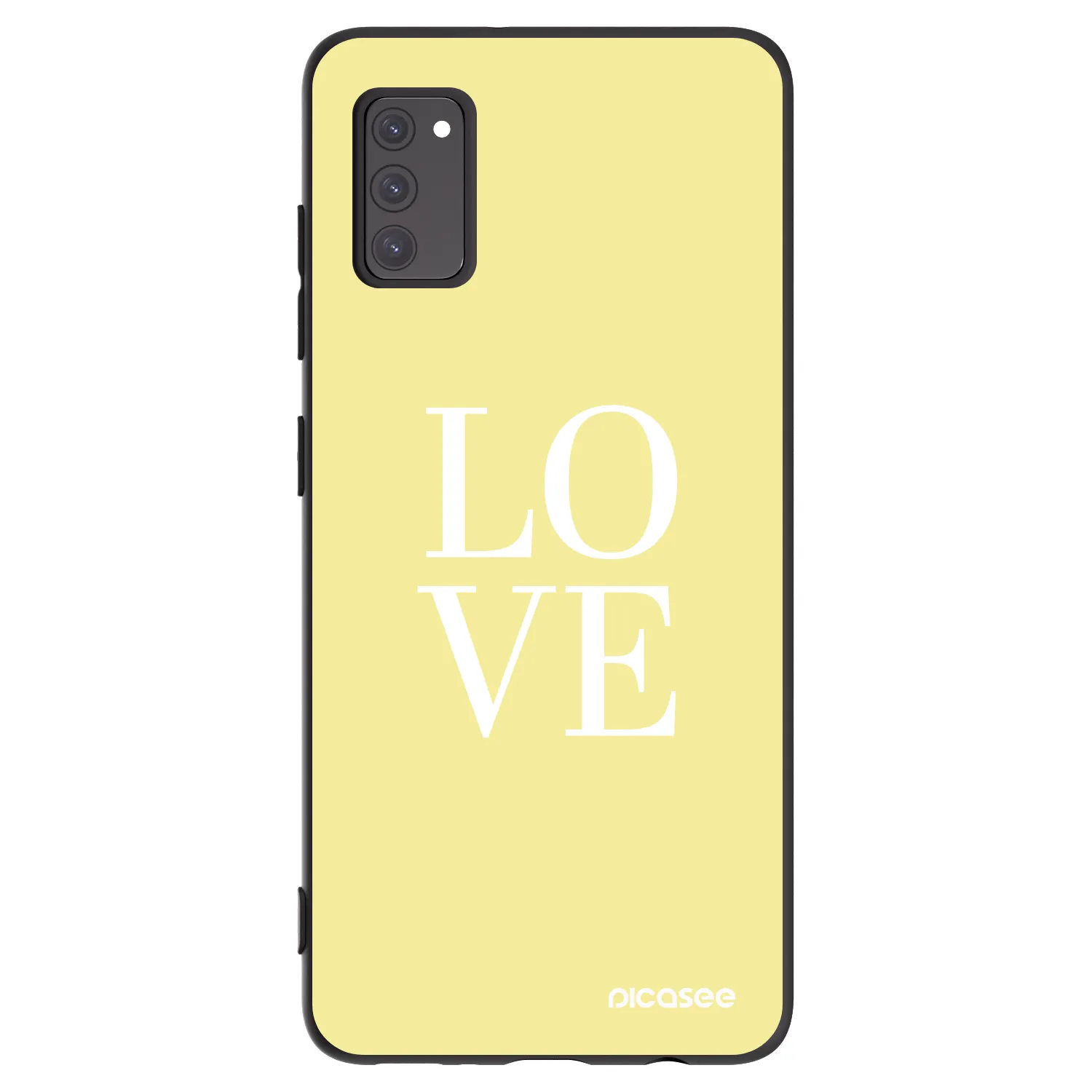 Picasee silikónový čierny obal pre Samsung Galaxy A41 A415F - Love