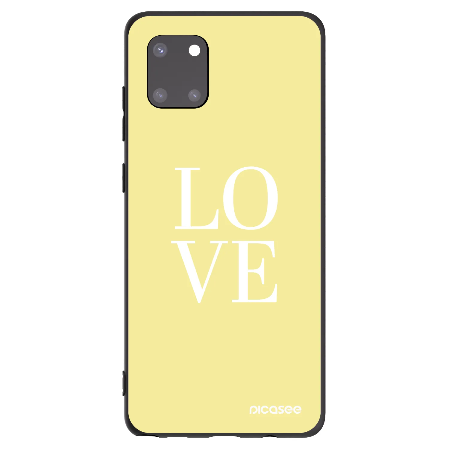 Picasee silikónový čierny obal pre Samsung Galaxy Note 10 Lite N770F - Love