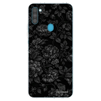 Picasee silikónový prehľadný obal pre Samsung Galaxy M11 - Dark Romance