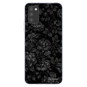 Picasee silikónový prehľadný obal pre Samsung Galaxy A02s A025G - Dark Romance