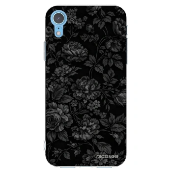 Picasee silikónový prehľadný obal pre Apple iPhone XR - Dark Romance