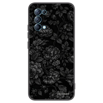 Picasee silikónový čierny obal pre OPPO A16s - Dark Romance