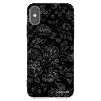 Picasee silikónový prehľadný obal pre Apple iPhone X/XS - Dark Romance