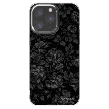 Picasee silikónový prehľadný obal pre Apple iPhone 15 Pro Max - Dark Romance