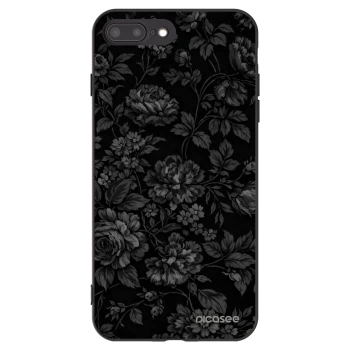 Picasee silikónový čierny obal pre Apple iPhone 8 Plus - Dark Romance