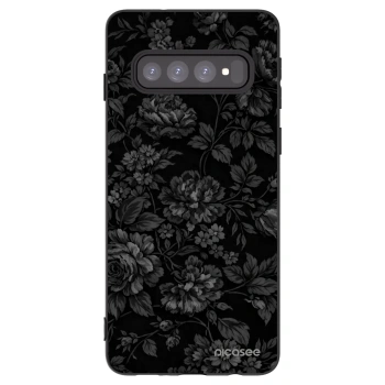 Picasee silikónový čierny obal pre Samsung Galaxy S10 G973 - Dark Romance